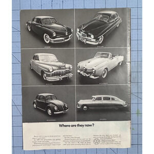 Vintage 1970 Original Magazine Ad Volkswagen VW Where Are They Now?